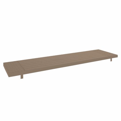 Fucino 140cm Bench Seat Pad in Taupe Fucino 140cm Bench Seat Pad in Taupe