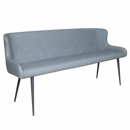 Versa Bench in Slate Grey PU Versa Bench in Slate Grey PU