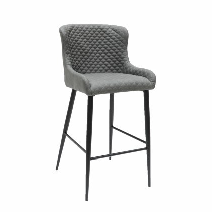 Versa Bar Stool in Slate Grey PU Versa Bar Stool in Slate Grey PU