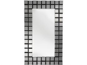 Multi Panel Grey Glass Mirror