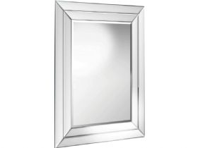 Double Angled Framed Mirror
