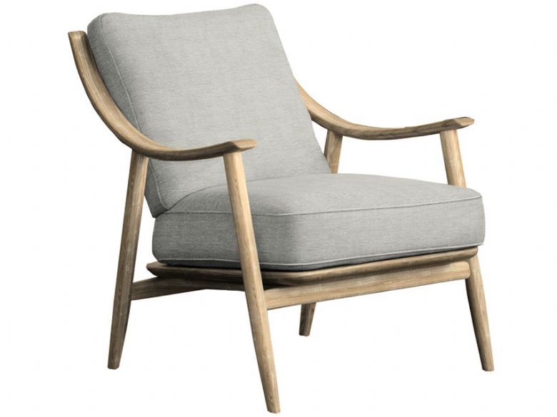 700 Ercol Marino armchair in grey fabric