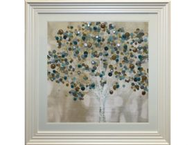 Teal Bubbles Tree