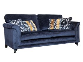 Hampshire velvet grand 4 seater sofa available at Lee Longlands