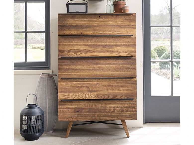 Columbia 5 Drawer Tall Chest