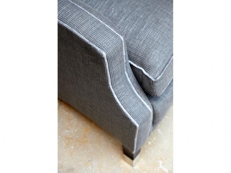 Duresta fabric grey snuggle chair finance options available