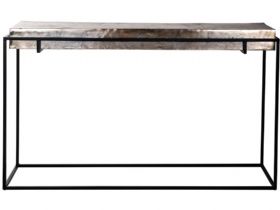 Dolce Aluminium Top Console Table