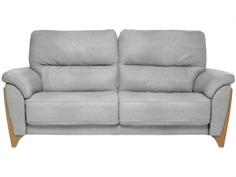 Ercol Enna light grey large power sofa available at Lee Longlands