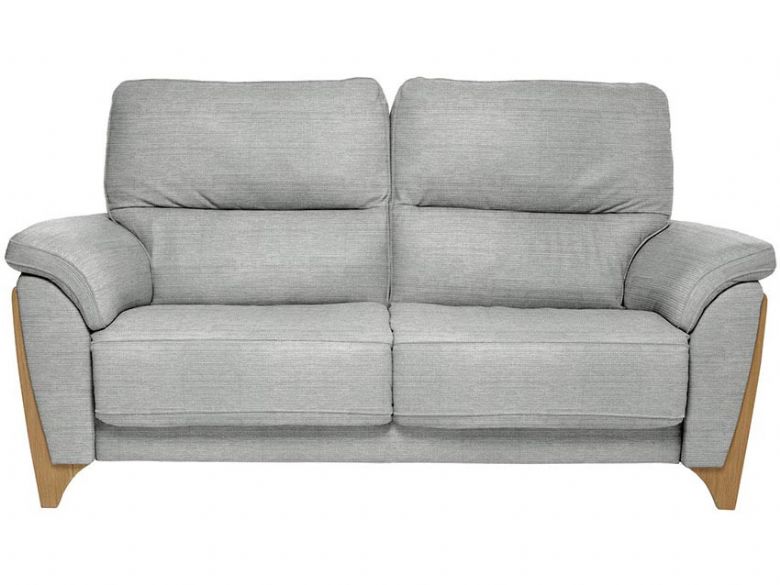 Ercol Enna light grey medium sofa available at Lee Longlands