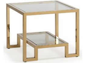 Carmelo Gold Lamp Table