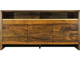 Giovanny walnut brass wide sideboard available at Lee Longlands
