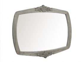 Camille classic limed oak square wall mirror available at Lee Longlands