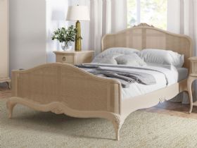 Ivory distressed off white bedroom collection