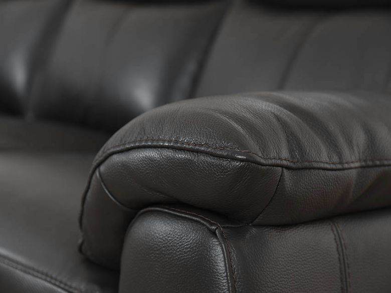Odette leather 2 seater sofa