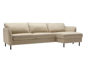 Lucy beige 3 seater sofa bed available at Lee Longlands