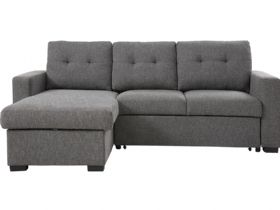 Brando Grey Corner Sofa bed (Reversible Chaise)