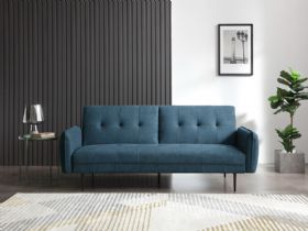 Franco 3 Seater blue sofa bed - at Lee Longlands