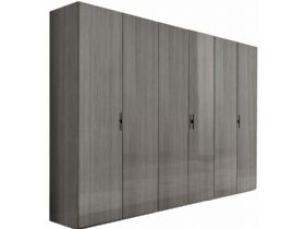 Sotomura modern grey 6 door wardrobe interest free credit available