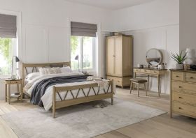 Marvic rustic king size bed frame available at Lee Longlands