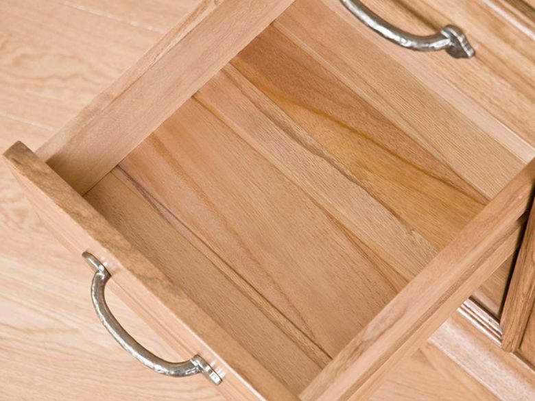 Padbury oak bedside cabinet