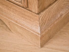 Padbury solid oak bedside table