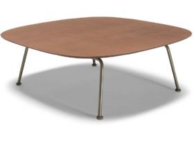 Natuzzi Editions Low Square Central Coffee Table - Blonde Ash