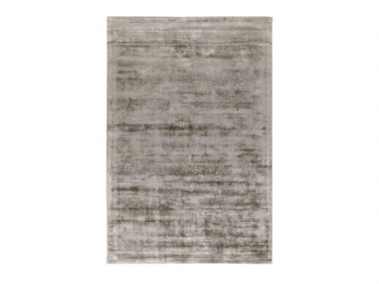 Natuzzi Editions Whisper rug in cipria graphite grey texture available at Lee Longlands