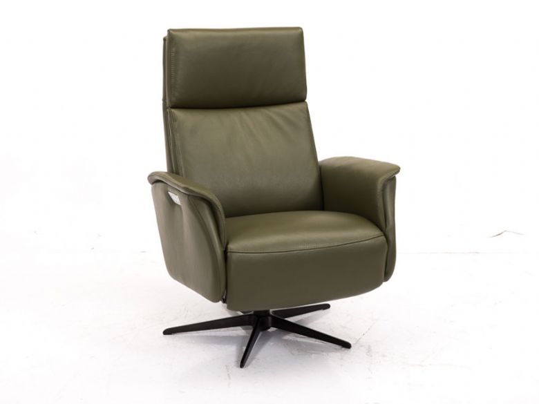 Mari leather electric recliner chair available at Lee Longlands