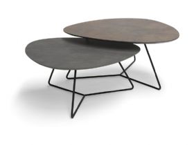Twinny bronze set of 2 coffee tables available at Lee Longlands
