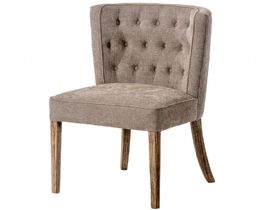 Davos reclaimed fabric dining chair available at Lee Longlands