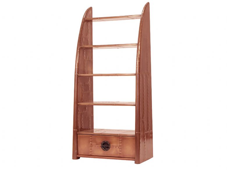Aviator Wing Copper Bookcase available at Lee Longlands