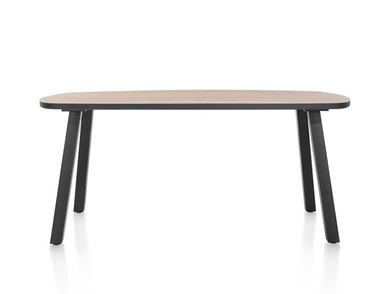Habufa Avalox 2.1m reclaimed oval bar table available at Lee Longlands
