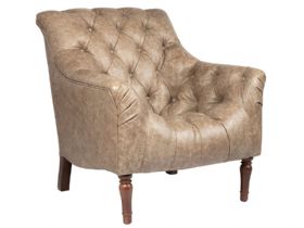 Soho Leather classic chair available at Lee Longlands