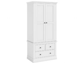 Bordeaux white wooden gents wardrobe available at Lee Longlands