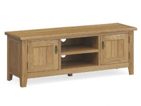 Burford wooden TV Unit 1500 available at Lee Longlands
