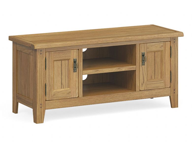Burford wooden TV Unit 1200 available at Lee Longlands