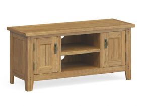 Burford wooden TV Unit 1200 available at Lee Longlands
