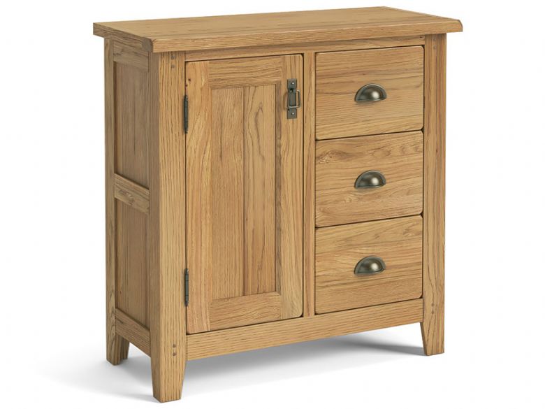 Burford wooden Mini Sideboard With Side Drawer available at Lee Longlands