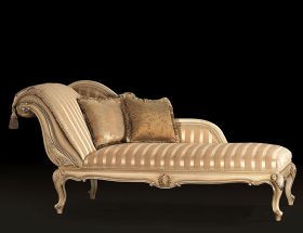 Gascoigne gold right hand arm chaise available at Lee Longlands