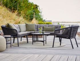 Cane-line Ocean stackable lounge chair available at Lee Longlands