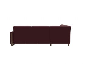 5 Seater Corner Sofa with Wooden Arms Shot4_ Batick_Bordeaux