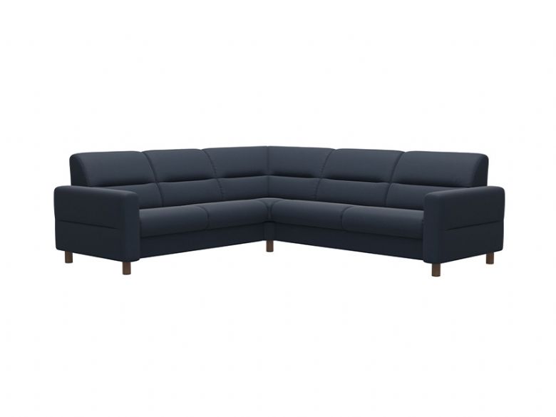 Fiona 5 Seater Corner Sofa with Upholstered Arms Shot 1