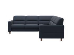 Fiona 5 Seater Corner Sofa with Upholstered Arms Shot 3