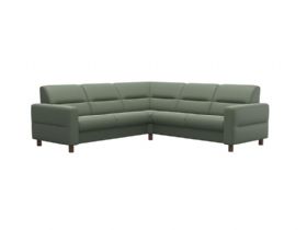 Fiona 4 Seater Corner Sofa With Upholstered Arms Shot 1