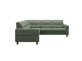 Fiona 4 Seater Corner Sofa With Upholstered Arms Shot2
