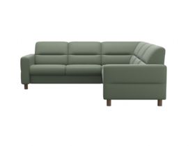 Fiona 4 Seater Corner Sofa With Upholstered Arms Shot 3
