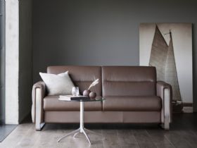Fiona 2 Seater Sofa With Steel Arms Lifestyle