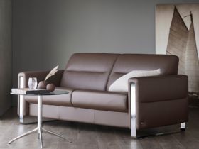 Fiona  2.5 Seater Sofa With Steel Arms Lifestyle