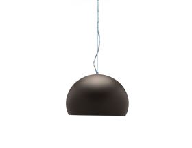 Fly by Ferruccio Laviani Small Varnished Brown Lamp