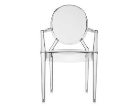 Louis Ghost by Philippe Starck Light Smoke Chair